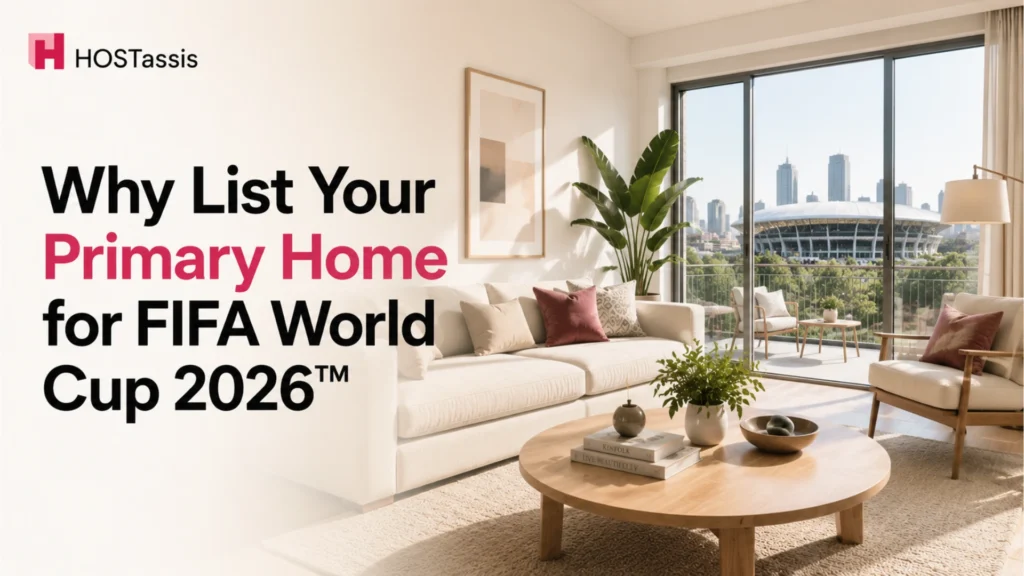 Why List Your Primary Home on Airbnb for FIFA World Cup 2026™