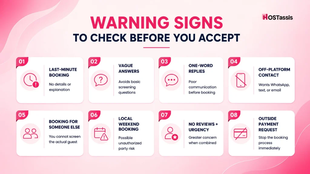 Red Flags Every Host Should Watch For