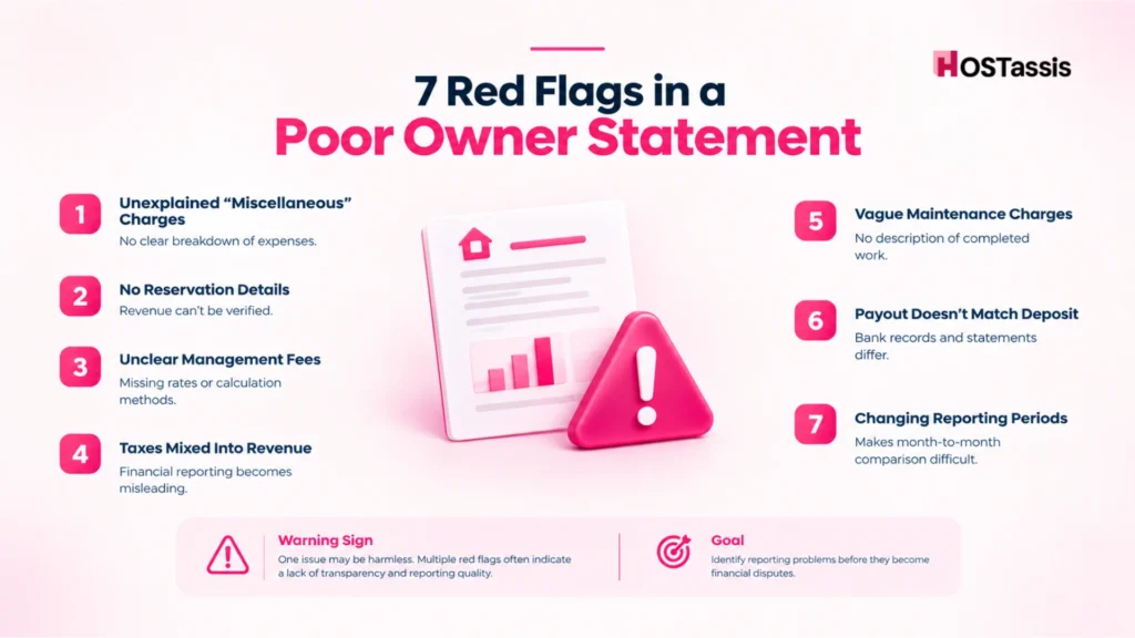 7 Red Flags in a Poor Owner Statement