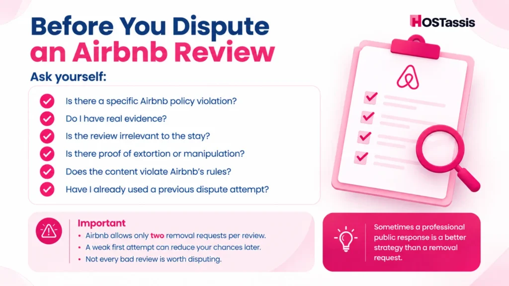 Airbnb Review Removal Checklist Before You Submit