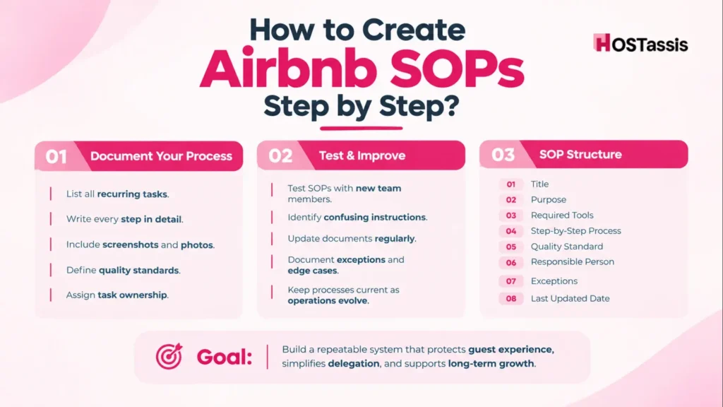 How to Create Airbnb SOPs Step by Step