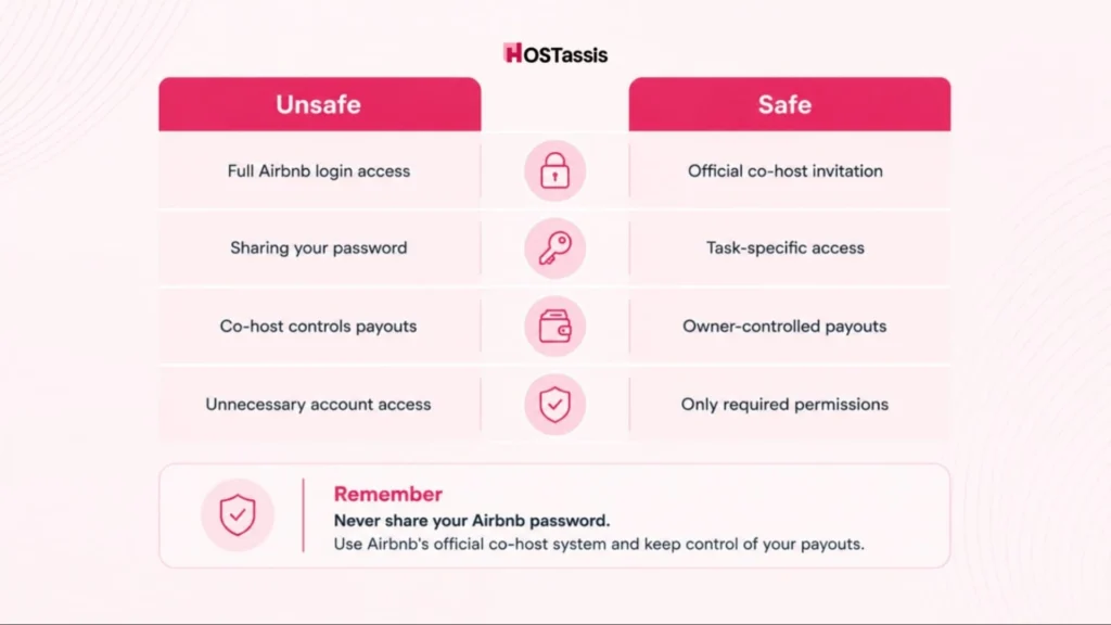 Safe vs Unsafe Co-Hosting Practices