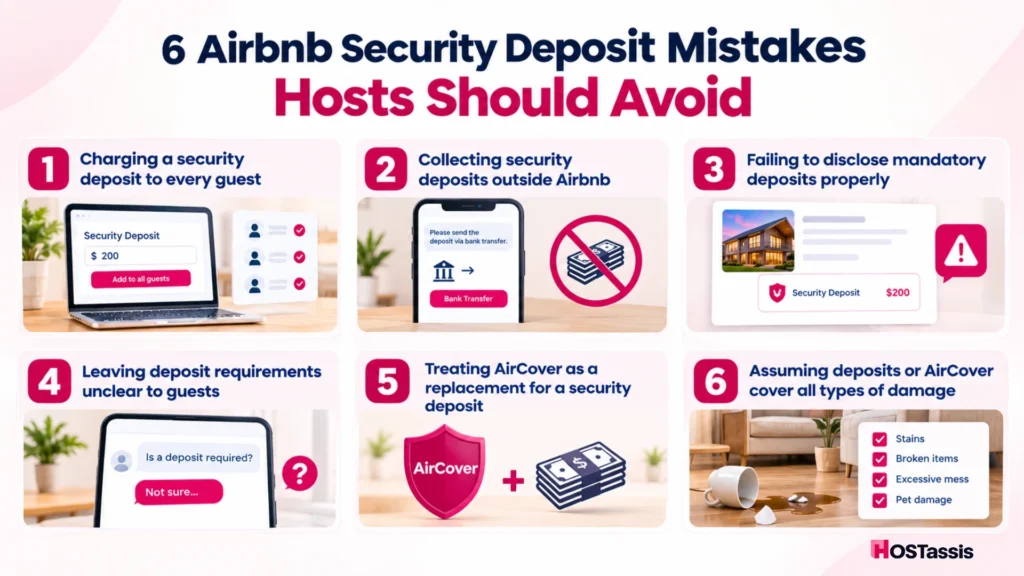 6 Airbnb Security Deposit Mistakes Hosts Should Avoid