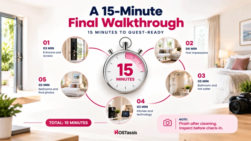 The 15-Minute Final Airbnb Arrival Inspection