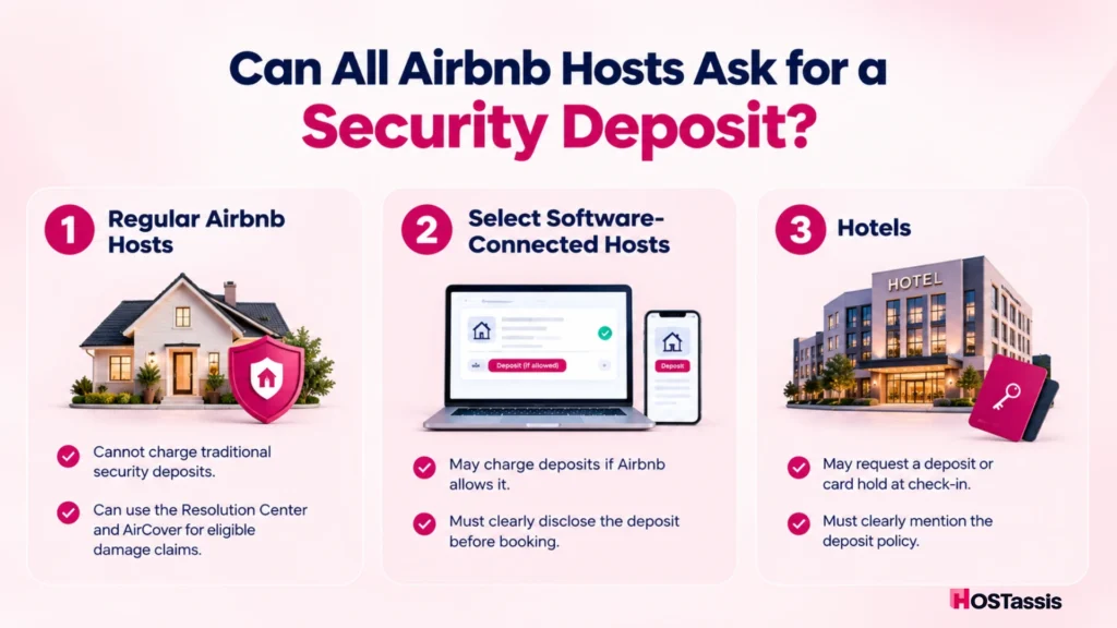 Can All Airbnb Hosts Ask for a Security Deposit
