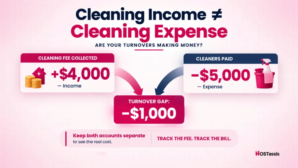 Cleaning Income Cleaning Expense