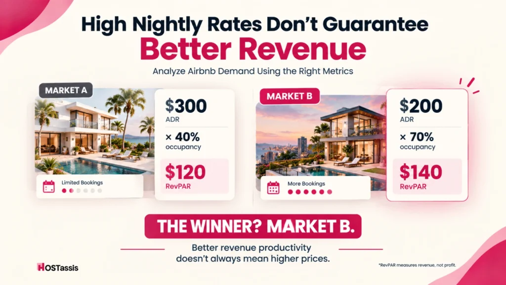 High Nightly Rates Don’t Guarantee BetterRevenue