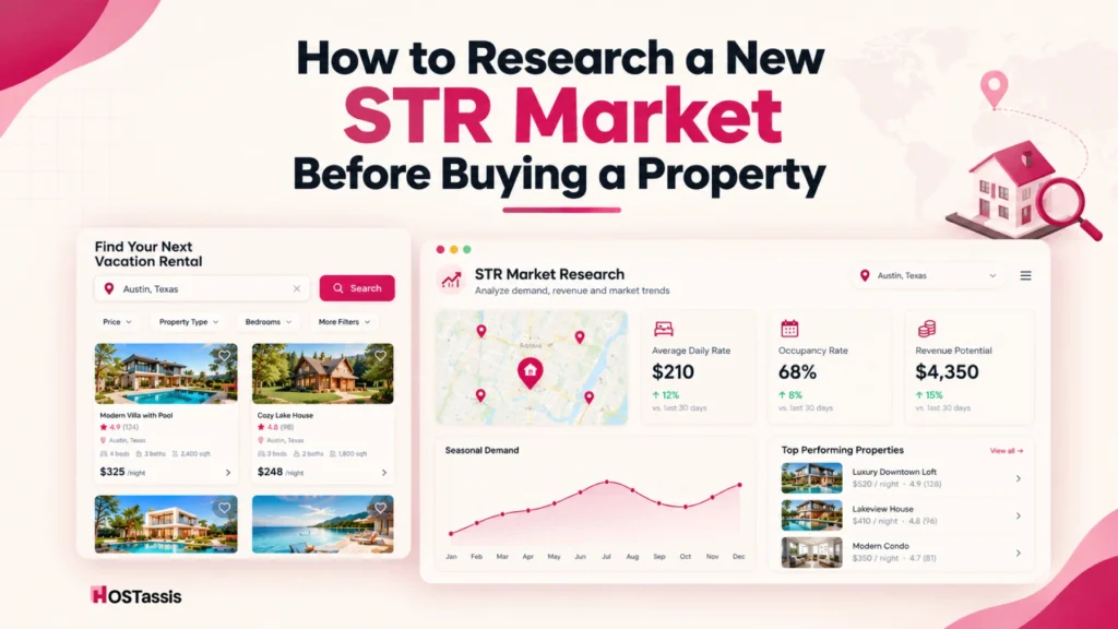 How to Research a New STR Market Before Buying a Property