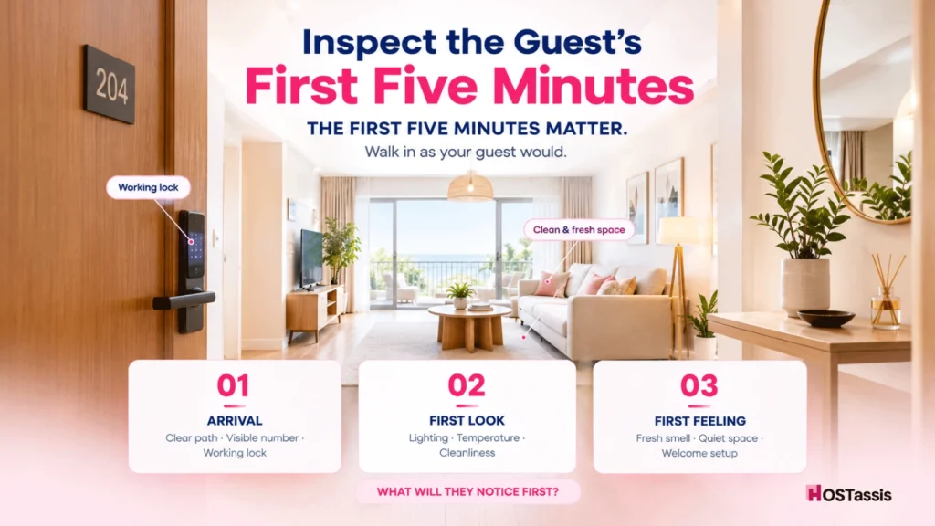 Start the Inspection Where the Guest Starts