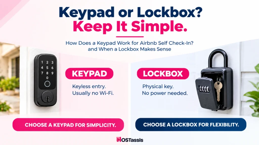 Keypad or Lockbox Keep It Simple