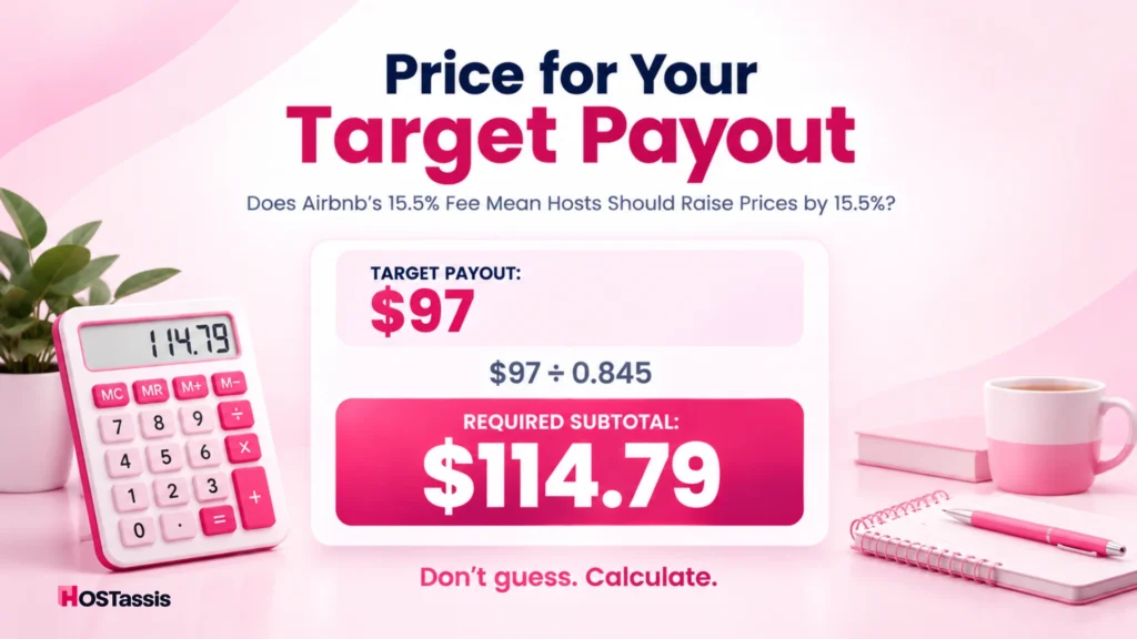 Does Airbnb's 15.5% Fee Mean Hosts Should Raise Prices by 15.5%?