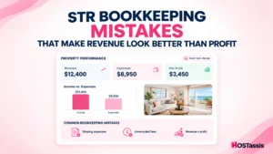 STR Bookkeeping Mistakes That Make Revenue Look Better Than Profit