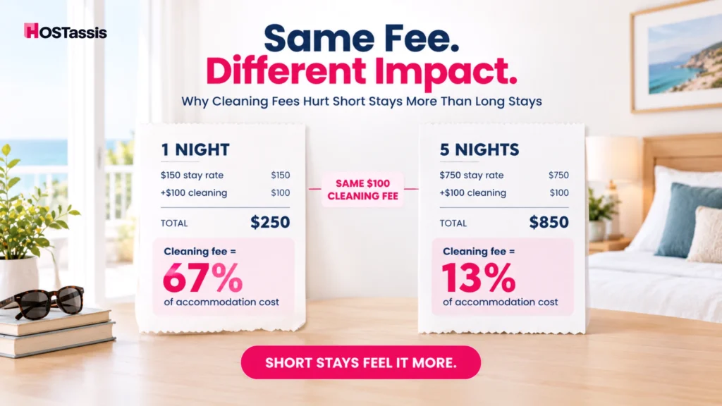 Why Cleaning Fees Hurt Short Stays More Than Long Stays