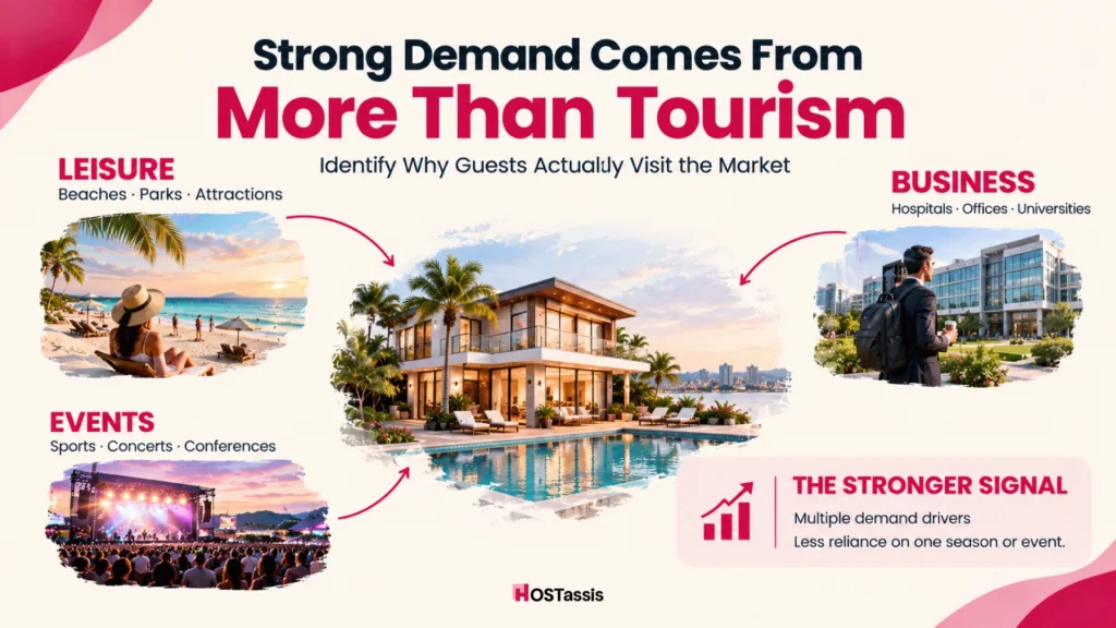 Strong Demand Comes From More Than Tourism