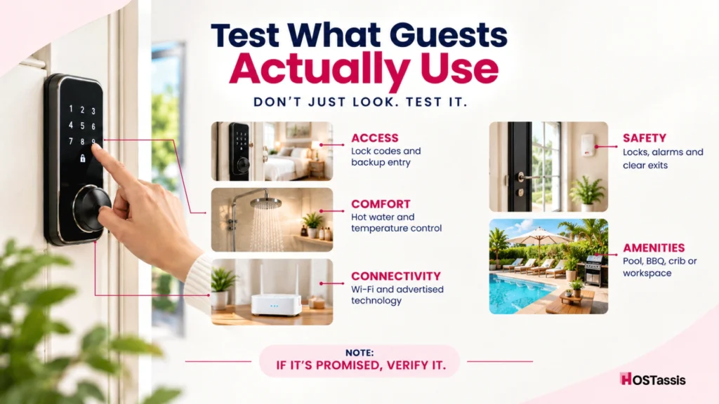 Test What Guests Actually Use