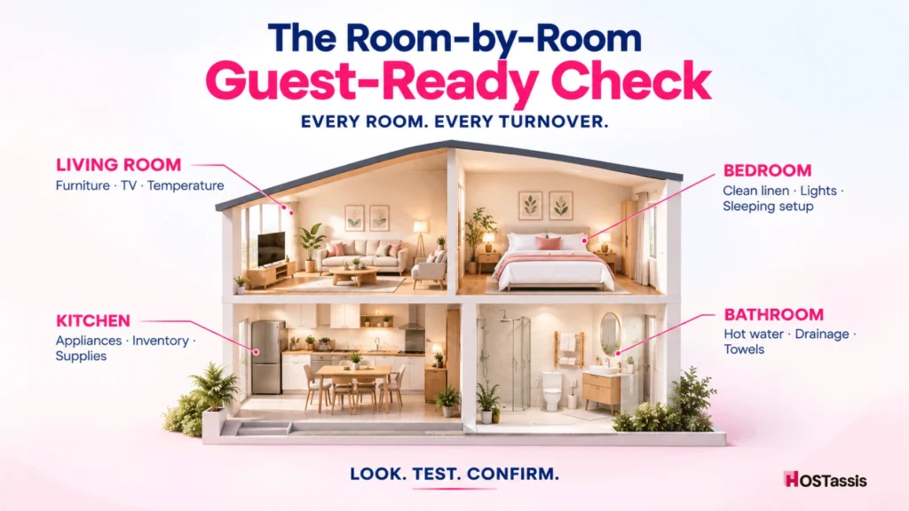 The Room by Room Guest Ready Check